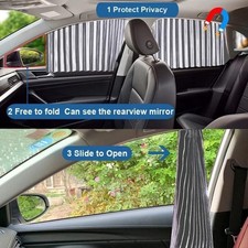 Universal Fit Magnetic Car Side Window Privacy Sunshade Removable Sunshade 