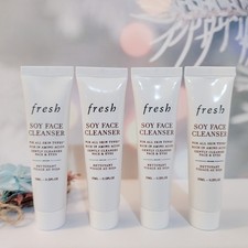 Fresh Soy Face Cleanser Makeup Remover All Skin Types 15ml×4 New In Mini Sizes