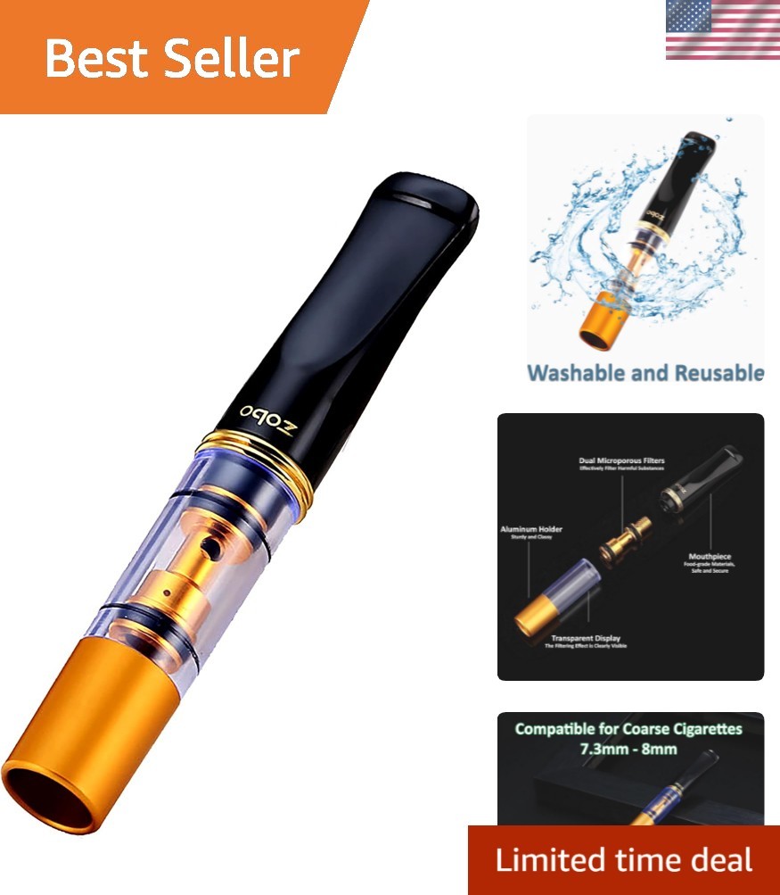 tar catcher cigarette holders Cigarette Filter Holder Microporous Multi-Filtering to Reduce Tar and Smoke  S