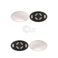 Spiegelglas Mit Haltefuss Set FüR Mini (R50 R53) Konvex Beheizbar
