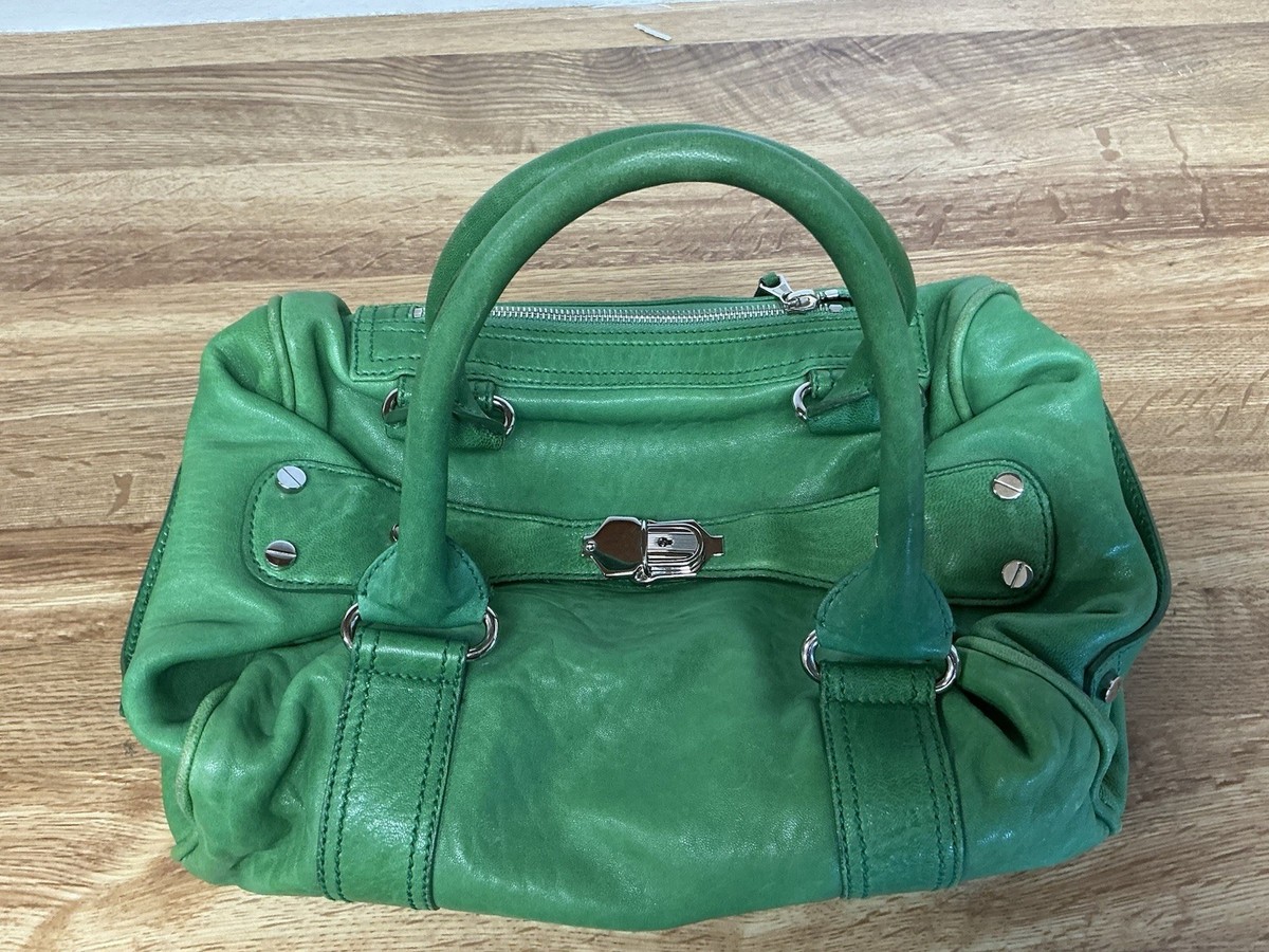 【超希少】BALENCIAGA　ボストンバッグ　ヴィンテージ グリーン　うちポケ 超希少】BALENCIAGA ボストンバッグ ヴィンテージ グリーン うちポケ