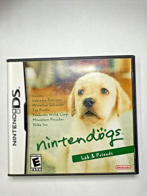 Nintendogs Lab & Friends (Nintendo DS, 2005) Case And Manual Only NO GAME