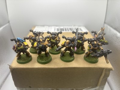 Iron Warriors Squad x8 Part Metal 3rd Edition Warhammer 40k Job Lot Bundle OOP