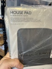 Logitech Studio Series Mouse Pad Soft Comfortable Gliding Black 9.1 x 7.9 Inches