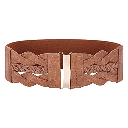 Women\'s Elastic Wide Belts Vintage Stretchy Belt Retro Fashion Cinch Belts Women main image 4