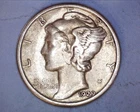 1929 MERCURY DIME   VF+  *** 310-6A