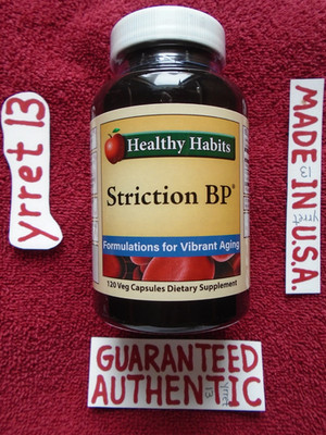 ''STRICTION BP''  Healthy Habits  120 Veg. Capsules  Brand NEW & Factory Sealed!!!