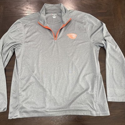 Oregon State University Beavers -Mens Long Sleeve Performance 1/4 Zip Sweatshirt