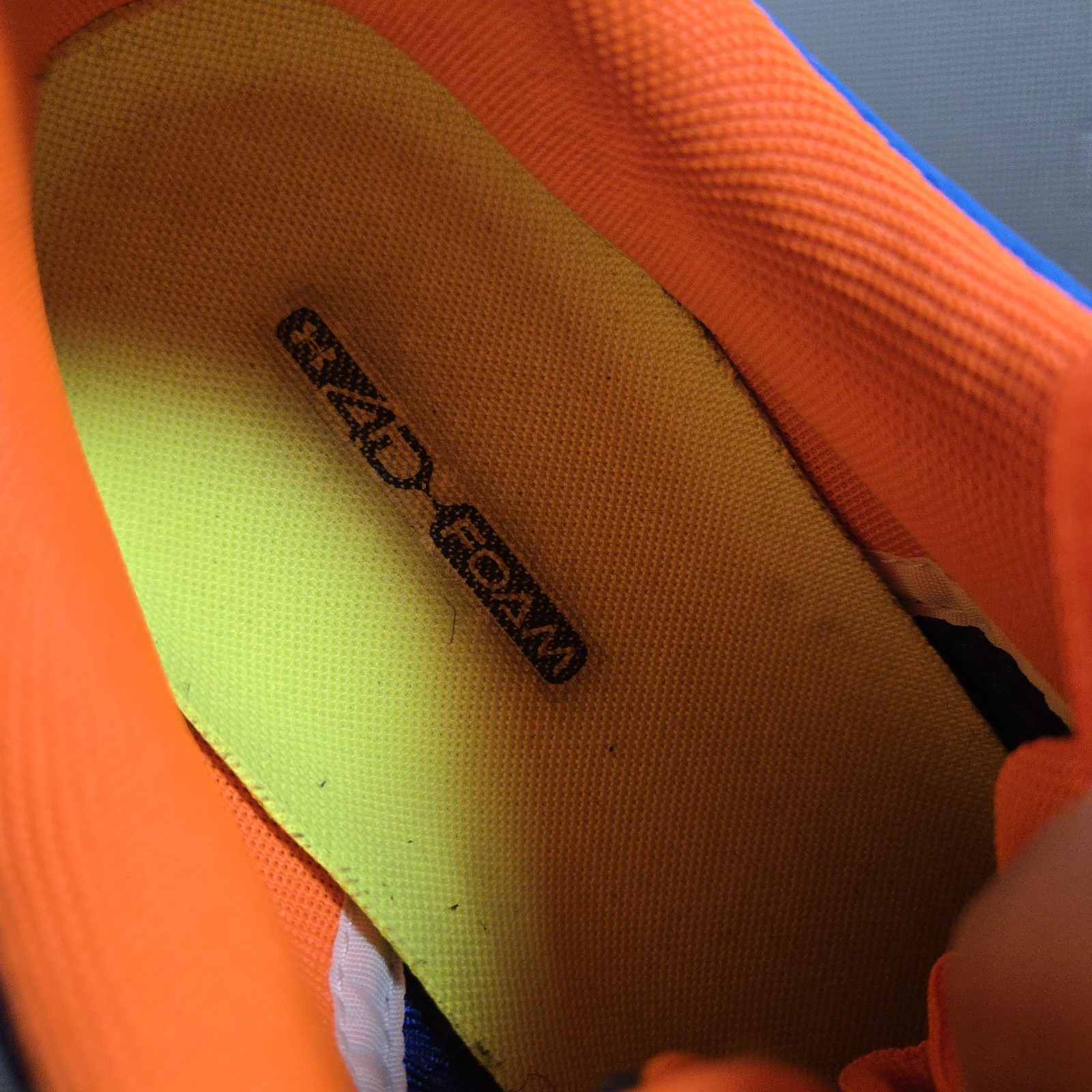 Under Armour Micro G Shoes Mens Size 11.5 Blue Orange Sneakers 1255123-406 thumbnail 8