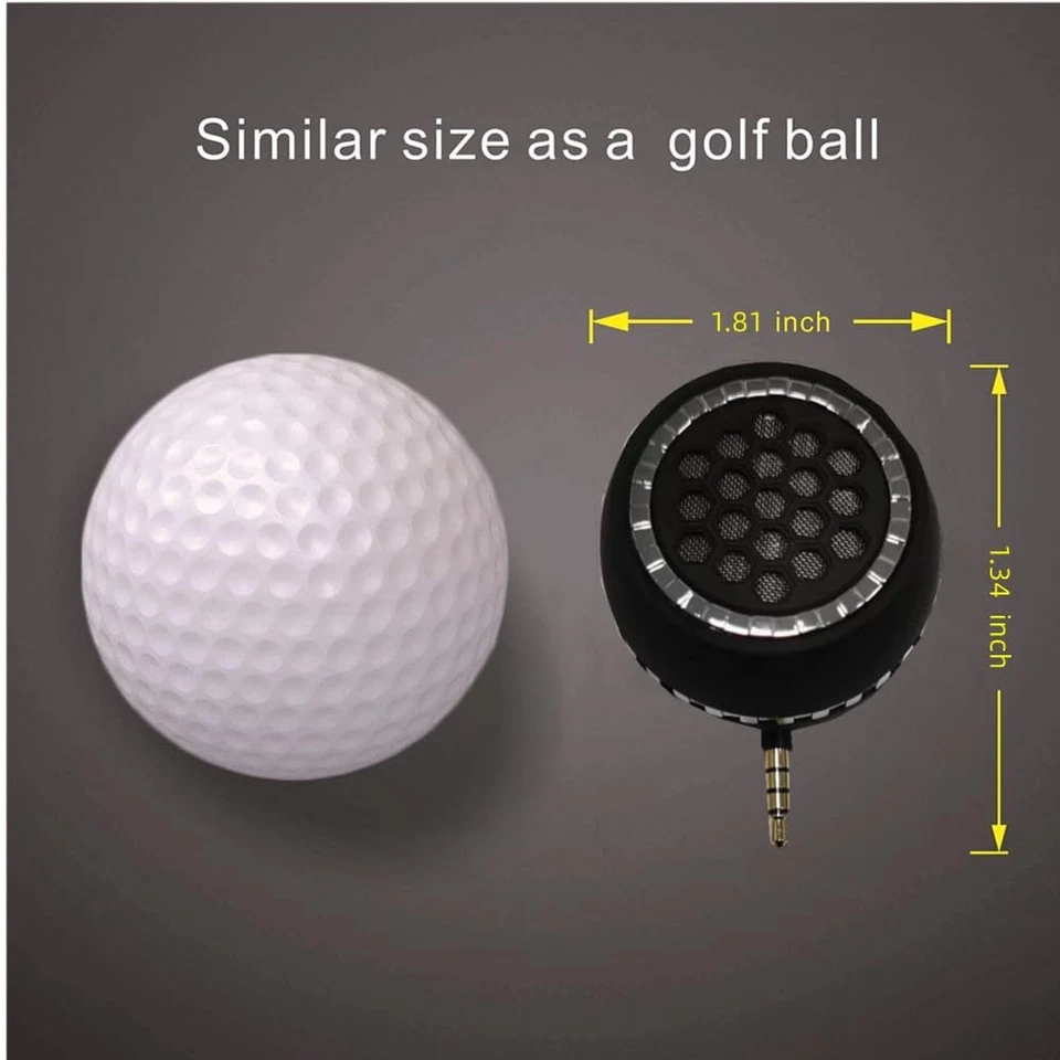 Altavoz Portátil, Leadsound Crystal 3W 27mm 8Ω Mini Altavoz Inalámbrico con 3.5mm Foto 3 de 4