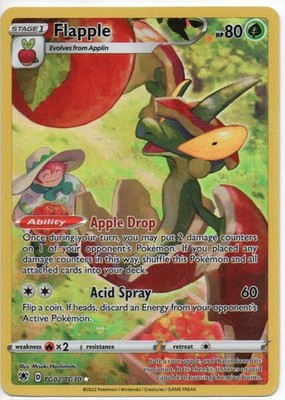 Flapple & Milo TG02/TG30 Astral Radiance Full Art Pokemon Card