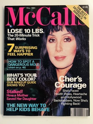 CHER Cover & Inside McCall Magazine May 1994 Article by Ryan Murphy 