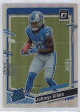 2023 Panini Donruss Optic Rated Rookie Holo Prizm Jahmyr Gibbs #236 0b06