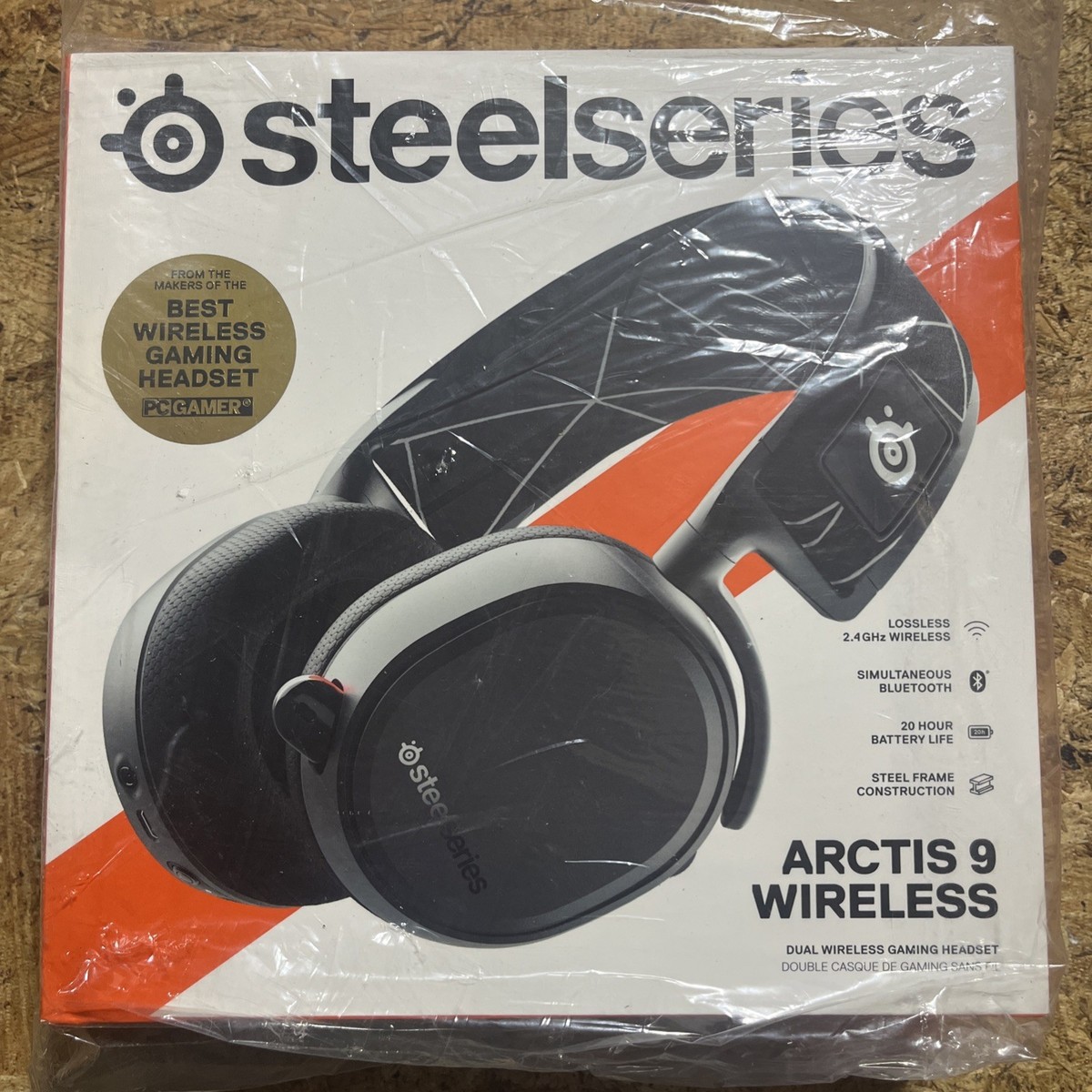 SteelSeries Arctis 9 Dual Wireless Gaming Headset - Black (BRAND 