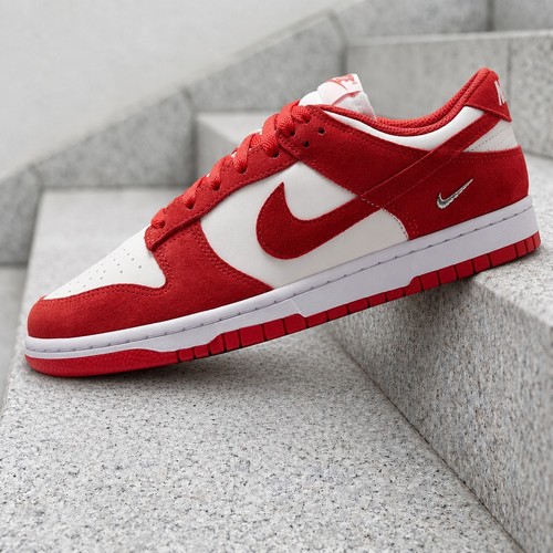 Nike Dunk Low Sail White Metallic Silver Light Crimson IO4244-103 Women's New