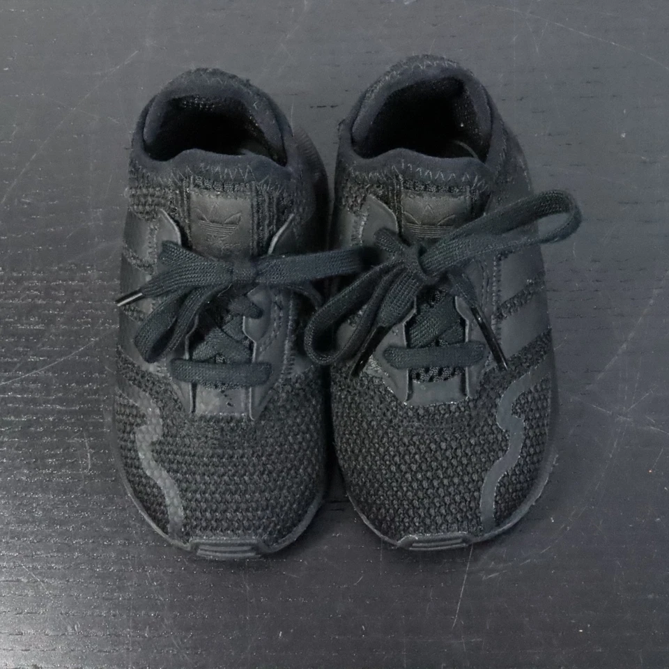 Adidas Swift Run X Baby Toddler Boy's 5.5K Black Athletic Sneaker Shoes FY2187 - Image 2 of 4