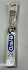 VTG 1988 Oral-B Ultra Right Angle Small Head Soft Bristles Toothbrush Clear