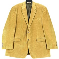 Lauren Ralph Lauren Corduroy Blazer Wide Wale Two Button Business Casual Men 48L