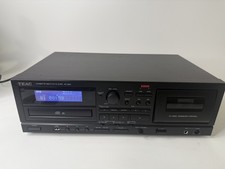 TEAC AD-850 CD Player Cassette Deck USB Recorder Combo FOR PARTS / REPAIR