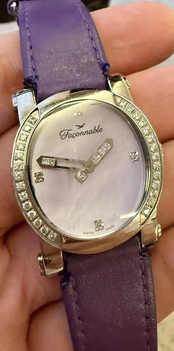 ππ£π Orologio automatico svizzero da donna raro diamanti di fabbrica - Faconnable ππ£π - Foto 2 di 16