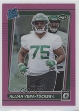2021 Panini Donruss Rated Rookie Optic Holo Pink Preview Alijah Vera-Tucker 0a3