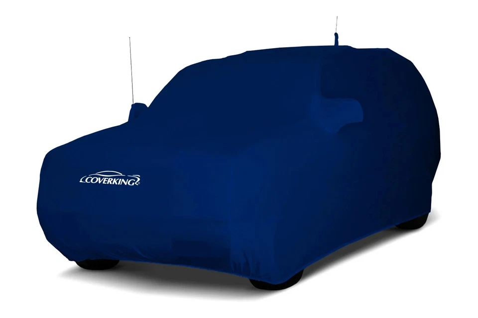For Mercedes-Benz G63 AMG 24 Satin Stretch Indoor Impact Blue Custom Car Cover Foto 3 de 4