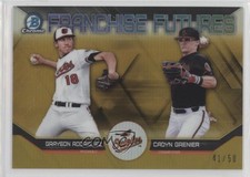 2018 Bowman Draft Gold Refractor 41/50 Cadyn Grenier Grayson Rodriguez #BAL 09an