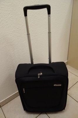Samsonite Trolley 2 Rollen Teleskopgriff Soft-Shell Koffer schwarz ca. 49 x 39cm