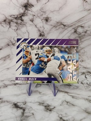 2024 Score - Sack Attack - Khalil Mack #9 - Los Angeles Chargers 