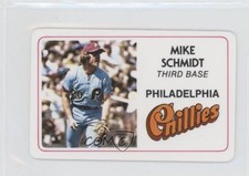 1981 Perma-Graphics/Topps Credit Cards Mike Schmidt #125-002 HOF 04br