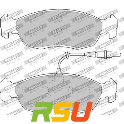 Ferodo Racing Bremsbelagsatz, Scheibenbremse DS PERFORMANCE FDS876