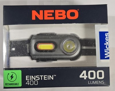 Nebo Einstein 400 Lumen Wiederaufladbare 5 Modi COB LED Stirnlampe Kopflampe Lampe