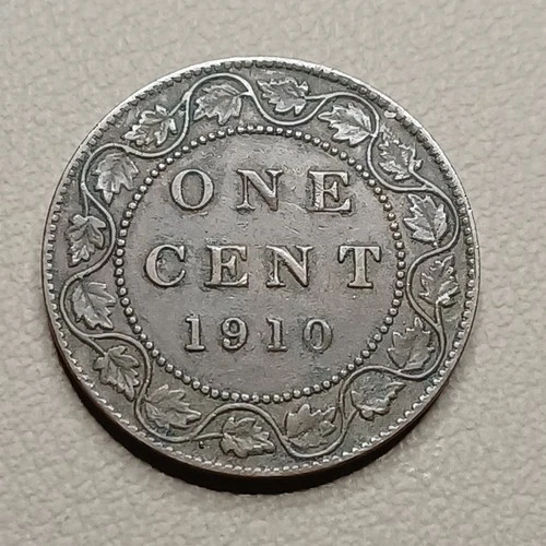 Photo of a 1910 Canada Large Cent from an eBay listing that sold on Jun 3, 2026