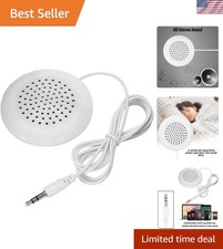 Compact Pillow Speaker for Peaceful Sleep  3.5mm Compatibility  Portable