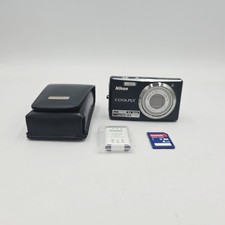 Nikon Coolpix S560 10MP Digital Point Shoot Camera Battery SD Card Case Tested