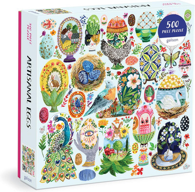 Galison Artisanal Eggs   500 Piece Puzzle Jigsaw NEW SEALED FAST SHIPPING