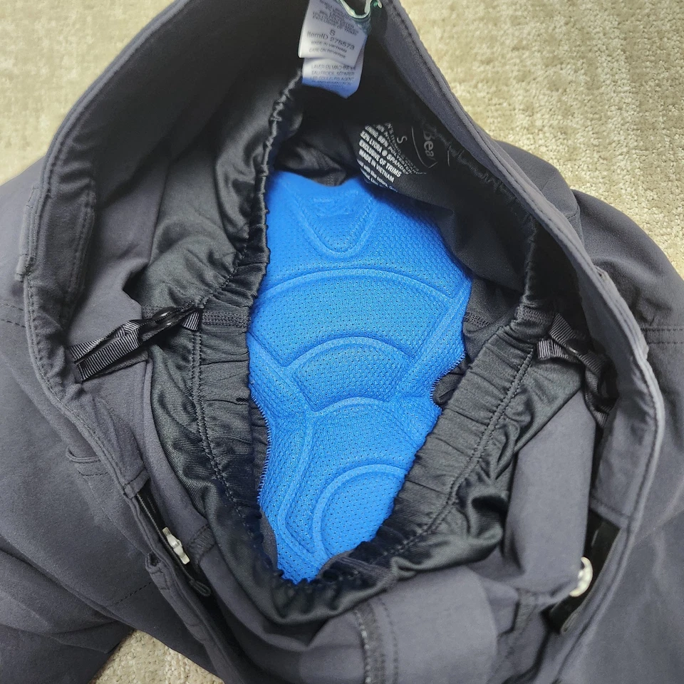 LL Bean Cycling Pants Women Small Comfort Trail Padded Full Seat Straight Crop - Image 3 of 4