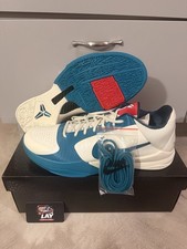 Kobe 5 Caitlin Clark Coconut Milk Spruce Size...