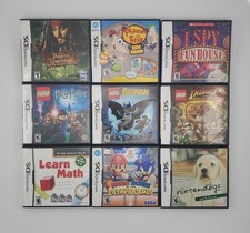 Nintendo DS Case  Manual Lot Of 9 - NO GAMES - Most have Manuals READ DESCRPTN