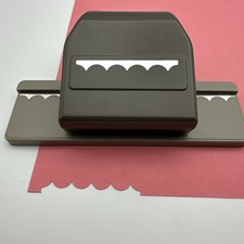 Stampin' Up Scallop Edge Punch For Paper Crafting Scrapbooking