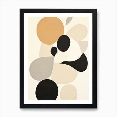 Abstrakte Kreise 10 Kunstdruck gerahmt Wandbild Poster Leinwanddruck Bild