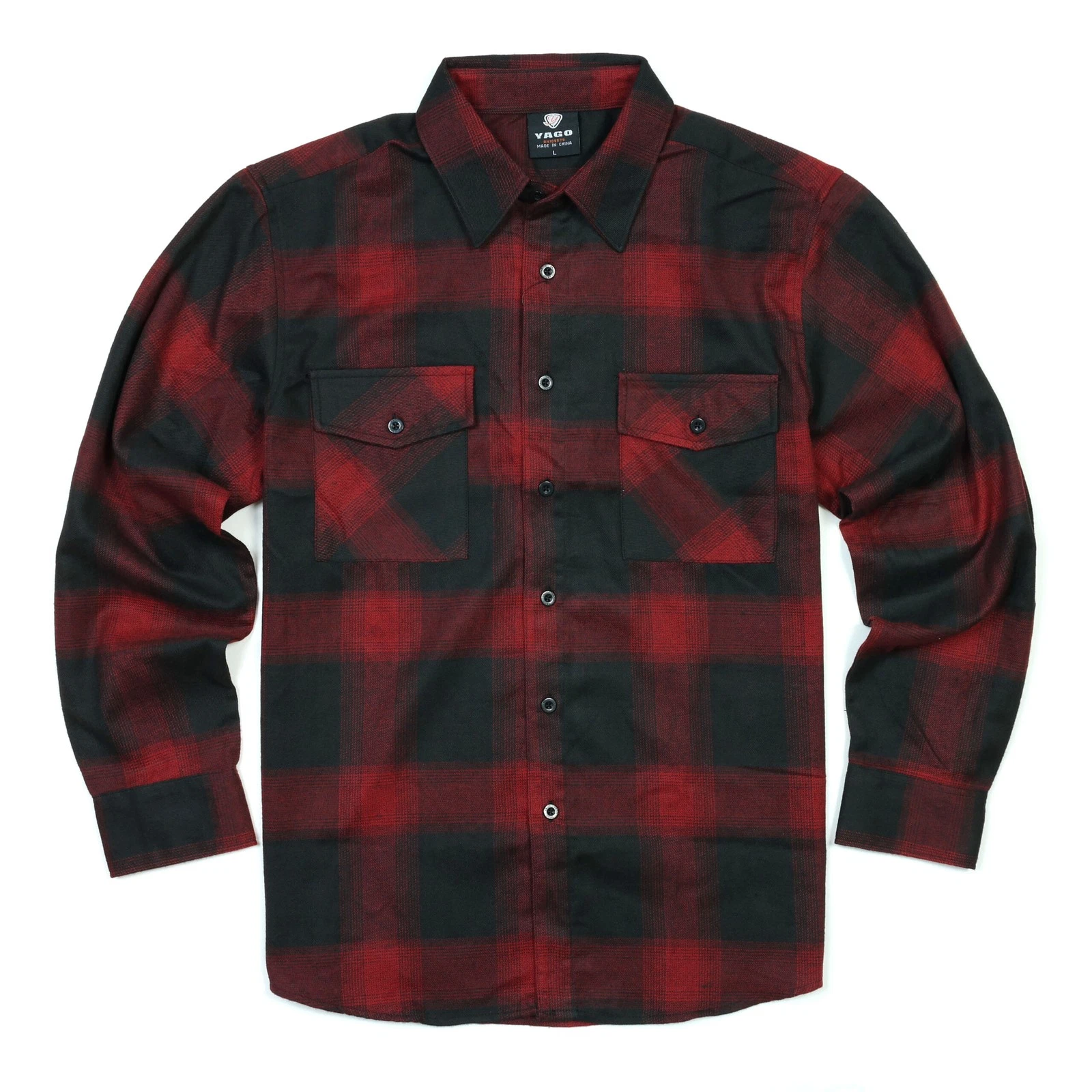 YAGO Men's Outdoor Long Sleeve Flannel Plaid Button Up Shirt
Opens in a new window or tab