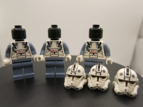 3x LEGO STAR WARS - Clone Pilot - SW0118 - EXCELLENT