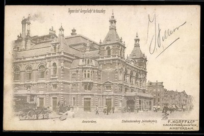AK Amsterdam, Stadtschouwburg Leidsche plein, Halt gegen das Licht 