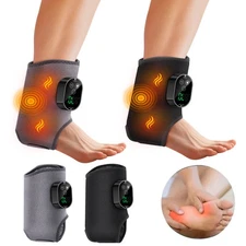 3 Mode Electric Foot Ankle Massager Heating Vibration Hot Compress Pain Relief