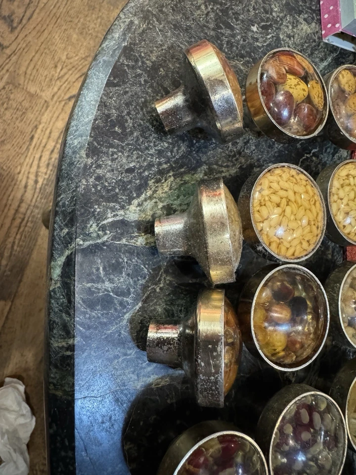 Vintage Set of 18 Resin Drawer Pulls Mid Century Hardware - Image 2 of 4