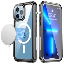 For Apple iPhone 13 Pro Case Rugged MagSafe Magnetic Waterproof Shockproof Cover