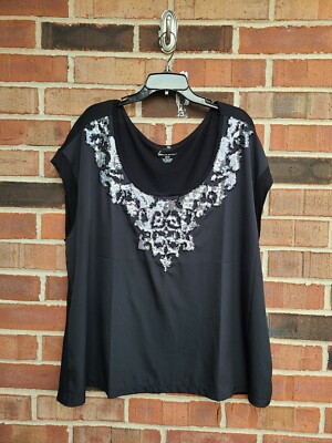 sequin top size 22