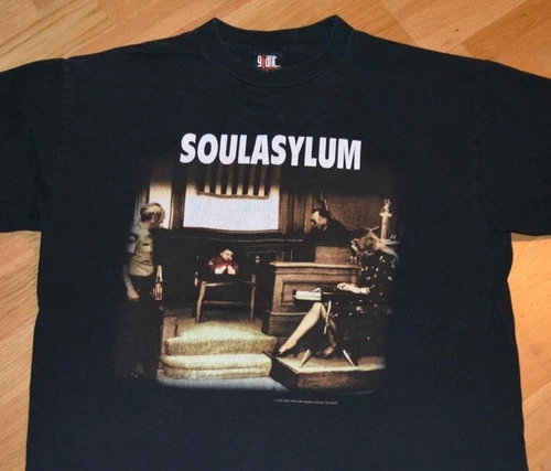 SOUL ASYLUM concert tour tee t-shirt L Rare 90' 1990s vintage concert t-shirt, vintage, single stitch, B+ condition