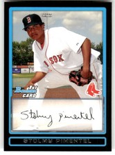 Stolmy Pimentel 2009 Bowman Prospects #BP6 Boston Red Sox